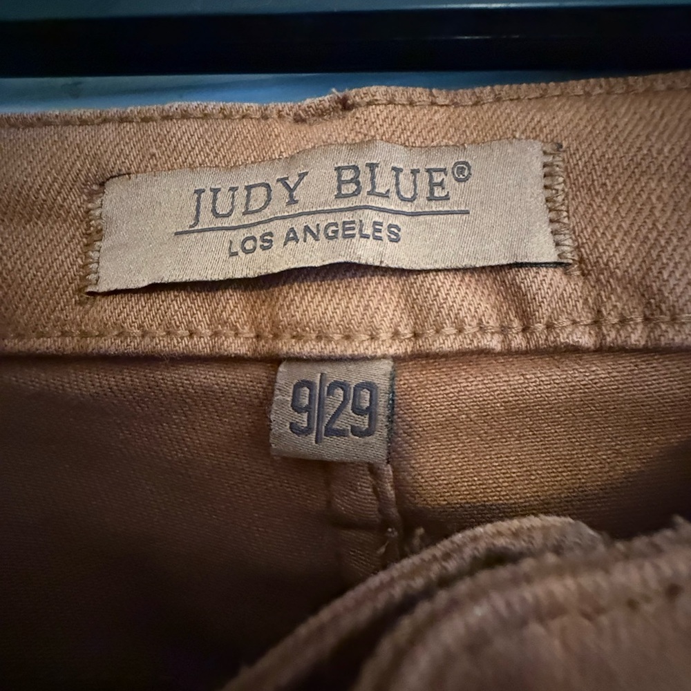 Judy Blue wide leg cropped denim